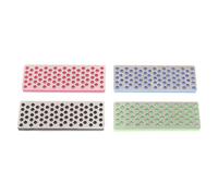 Parliky 4 Piezas Kit de Piedras de Afilado para Bordes de Snowboard y Esquí Piedra de Diamante Portátil para Eliminación Rápida de Alisado y Restauración de Cantos