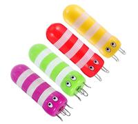 Parliky 4 Piezas Kit Tejedora Francesa Forma de Abeja Herramienta de Iniciación para Principiantes para Manualidades DIY de Bufandas Gorros y Accesorios Fácil de Usar para Adultos