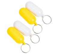 Parliky 4 piezas Llaveros Flotantes Forma de Organizador de Llaves para Deportes Acuáticos Resistente y Ligero para Pesca Surf Rafting y Navegación