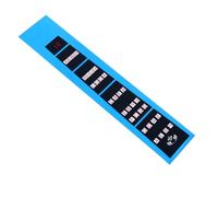 Parliky 4 piezas Pegatinas de Entonación para Violín Set de Etiquetas Adhesivas para Diapasón Guía de Dedos para Principiantes y Estudiantes Adhesivas y Fáciles de Retirar Accesorio para