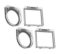 Parliky 4 Piezas Protector de Interruptor para Botón de Elevador Cubierta Antipolvo para Botón de Encendido de Pc Lavadora y Lavavajillas Fácil Instalación y Mantenimiento