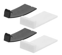 Parliky 4 piezas Puntas de Arco para Violín Protectores de Plástico Duraderos para Reparación y Accesorios para Mejorar Control y Precisión del Violín