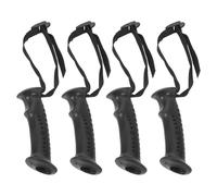 Parliky 4 Piezas Unidades Mango para Bastón de Trekking Recto con Correa de Muñeca Empuñadura Ergonómica de Plástico Resistente para Accesorios de Bastones de Senderismo y Montañismo