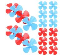 Parliky 48 Piezas Hélices de Cuatro para Modelos de Barcos Accesorios DIY para Mini Ventiladores Juguetes Manualidades y Decorativo para Proyectos Escolares Color Color Aleatorio