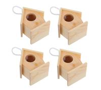 Parliky 4piezas Kit De Bricolaje De para Pájaros Decoración Colgante Diseño Compacto