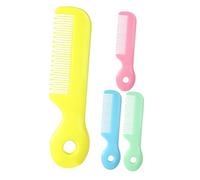 Parliky 4piezas Peine Pelo Seguridad Dientes Redondos Cabello De Pequeños De Peines Cabello Para Recién Nacido