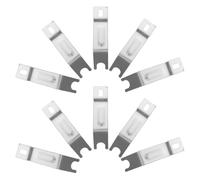 Parliky 5 Pares De Horquillas De Posicionamiento para Bicicleta, Pernos De Extensión para Estabilizador De Bicicleta, Soportes para Ruedas De Entrenamiento, Extensores De Eje para Ruedas