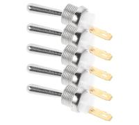 Parliky 5 Piezas Interruptor de Paro Motosierra Metálico Llave de Seguridad para Máquina Kit de Reparación para Motosierra Pequeña Repuesto Herramienta Eléctrica para Exteriores