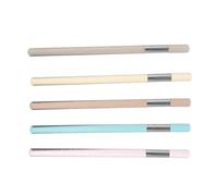 Parliky 5 Piezas Juego de 5 Lápices Eternos sin Tinta Cuerpo Transparente Metálico, Puntas Reemplazables, Lápices Reutilizables para Dibujo y Escritura Escolar, Oficina y Manualidades