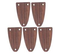 Parliky 5 Tapas de Madera para Alma de Guitarra Eléctrica 3 Orificios, Diseño Elegante para Protección del Clavijero