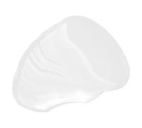 Parliky 50 Piezas Protector Ocular Antisalpicaduras Transparente | Plástico Blanco, Adhesivo Fácil de Usar, Cubre Rostro en Cortes, Herramienta para Peluquería y Barbería