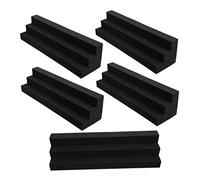 Parliky 5piezas Algodón Fonoabsorbente De Esquinas Espumas Insonorizantes Para Trampas De Graves Espumas Acústicas Para Grabación Paneles De Esquina Reducción De Ruido Para Ktv y Salas De