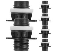 Parliky 6 Piezas Adaptador de Válvula para Bomba de Aire Kit para Kayak Hinchable Tablas de Paddle Surf y Embarcaciones Inflables con Conexión Roscada Sellada y Alta Durabilidad para