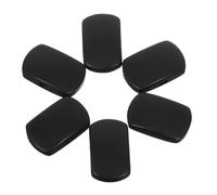 Parliky 6 Piezas Ebony Wooden Tuning Peg Buttons Square Handle Ergonomic Grip Classical Acoustic Guitar Parts Replacement