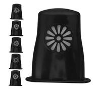 Parliky 6 piezas Humidificador de Agujero de Sonido para Guitarra Acústica de Negras Herramienta de Mantenimiento para Preservar la Calidad Sonora Prevenir Grietas y Prolongar Vida Útil