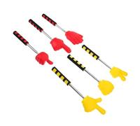 Parliky 6 Piezas Punteros Telescópicos de Espuma para Profesores Varitas Retráctiles con Diseño de Mano para Pizarra Blanca y Aulas Ajustables para Interacción Dinámica y Enseñanza Moderna