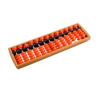 Parliky Ábaco Educativo de Duradero para Herramienta de Cálculo Aritmético con Accesorio de Ligero para Primaria y Jardín de Infancia Color Naranja con Centro Negro