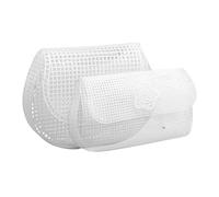 Parliky Accesorios para Hacer Bolsos y Protección contra Lluvia Láminas de Lona de Malla Plástica de Color Claro, Material Ligero y Fácil Instalación para Proyectos de Manualidades