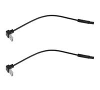 Parliky Adaptador USB Mini para Cámara de Salpicadero de Coche, Cable de Alimentación de 5 Pines y 20 Cm, 2 Unidades, Compatible Dashcam, Cable de Grabadora de Conducción para Uso