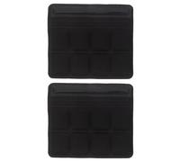 Parliky Almohadilla de Esponja Barbilla del Casco de Motocicleta, 2 Piezas, Color Negro, Cierre de Gancho y Bucle, Compatible Cascos de Ciclismo y Deportes al Aire Libre