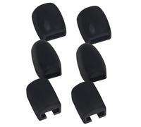 Parliky Almohadillas Elevadoras de Silicona 6 Piezas Protección y Mejora Negras para Llaves Laterales de Saxofón para Accesorios de Saxofón