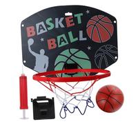 Parliky Baloncesto Infantil Interior con Aro sin Taladro Tablero Resistente y Mini Balón para Mejorar Habilidades y Coordinación Regalo Educativo para Niñas