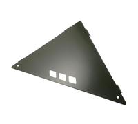 Parliky Bandeja Extensible de Esquina para Mesa Plegable de Camping, Accesorio Portátil Verde para Muebles de Exterior, Soporte Estable para Picnic y Barbacoa, Extensión Compacta para Mesa