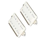 Parliky Bases para Pastillas de Guitarra Eléctrica de Metal 2 Unidades Base Portátil Compatible Pastillas Humbucker Accesorio Profesional Antioxidante para Reparación y