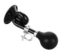 Parliky Bocina de Bicicleta Fuerte de Metal Negra, Bocina de Aire Estilo Caracol para Manillar, Compatible Bicicletas de Montaña y Carretera, Timbre Ciclismo Sonido Potente para Seguridad