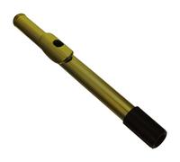Parliky Boquilla para Flauta Travesera de Metal Dorado 16 Orificios, Reemplazo para Flauta de Metal, Accesorio Ligero y Compacto, Adecuado para Conciertos y Práctica Musical