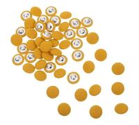 Parliky Botones Redondos de Tela Recubiertos de Lana 15 MM 50 Unidades para Coser Ropa y Abrigos de Mujer Ideales para Otoño E Invierno Botones para Suéter y Traje