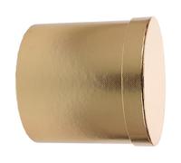 Parliky Caja Redonda para Flores Miniatura Caja para Embalar Ramos Portátil Dorada para Arreglos de Flores Adecuado para Bodas San Valentín y Regalos Obsequios