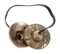 Parliky Campanas Tingsha de Latón para Meditación y Relajación Címbalos Tradicionales Accesorio Espiritual para Rituales y Prácticas Vajrayana