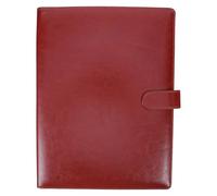 Parliky Carpeta Multifuncional A4 de Cuero Sintético Marrón con Portapapeles y Soporte para Recibos, Libreta de Notas y Documentos Legales, Portafolios Profesional para Oficina