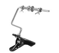 Parliky Carrete Enrollador de Línea de Pesca Ajustable y Compacto, Soporte Metálico Estable para Carretes Giratorios y Baitcasting, Herramienta Portátil para Pescadores Principiantes