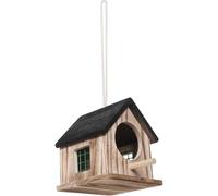 Parliky Casa Nido para Pájaros Exterior 16X16X185 CM de Madera Bambú Resistente Lluvia con Percha para Cría de Periquitos Loros Agapornis y Cacatúas Protección Térmica y Anidación