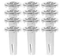 Parliky Casquillo de rueda giratoria, 20 piezas, funda de varilla de rueda de metal, hierro resistente, para ruedas giratorias de muebles