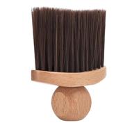 Parliky Cepillo Limpiador de Fragmentos de Cabello para Peluquería, Mango de Madera Ergonómico, Cerdas Suaves para Cuidado Delicado, Herramienta Profesional para Limpieza de Peines