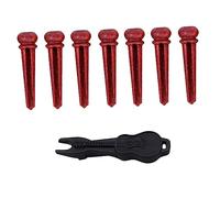 Parliky Clavos para Puente de Guitarra Acústica Juego de 7 Extractor de Cuerdas para Una Fácil Extracción