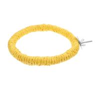 Parliky Columpio Circular Grande de Cuerda Natural para Pájaros Trepadores Percha Segura para Loros Periquitos y Cacatúas Accesorio para Jaula Que Promueve Ejercicio y Desgaste del