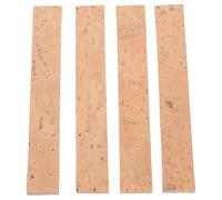Parliky Corchos para Juntas de Clarinete y Trompeta, 4 Tiras de Corcho Estable para Reparación de Saxofón y Clarinete, Accesorios para Instrumentos de Viento y Madera, Sellado Duradero
