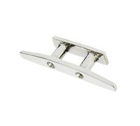 Parliky Cornamusa de Acero Inoxidable para Muelle Diseño Conjoined Forma de Cuerno Soporte para Cuerda de Barco Base Abierta con Orificio Redondo para Fácil Instalación Resistente y