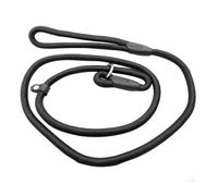 Parliky Correa para Perro De Nailon Ajustable y Resistente 1,0 Cm x 140 Cm para Entrenamiento y Paseo, Cuerda Durable, Color Negro, Uso Diario para Mascotas