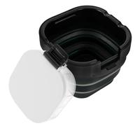 Parliky Cubeta de Limpieza Plegable para Pinceles de Silicona y PP Lavadora Portátil Multifuncional para Acuarela Gouache Acrílico y Óleo Cubo Reutilizable para Agua de Pintura