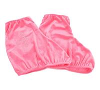 Parliky Cubiertas para Patines de Hielo y Ruedas en Rosa, Fundas Elásticas de Terciopelo para Uso en Patinaje Artístico y Actividades al Aire Libre