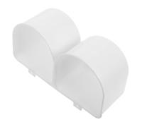 Parliky Cuenco Colgante para Jaula De Mascotas Doble Función, Plástico Abs, Tamaño Ajustable, Dispensador De Comida y Agua para Perros, Gatos y Cachorros En Transporte y Espacios Reducidos