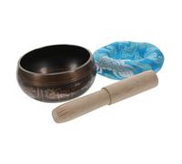Parliky Cuenco de Cobre para Meditación y Yoga, Ligero y Portátil con Palo Accesorio, Adecuado para Viajes y Relajación Emocional Varios estilos
