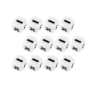 Parliky Dados Acrílicos de Enseñanza Matemática 12 Piezas, Símbolos de Adición, Resta, Multiplicación y División, Accesorios Didácticos para Aula, Juguetes Educativos para Estudiantes,