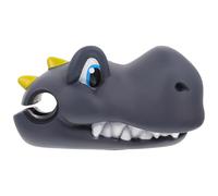 Parliky Decoración Manillar Infantil Forma Dinosaurio Gris Accesorio para Bicicleta y Patinete Fácil Instalación Estimula Creatividad y Personalidad Material Seguro