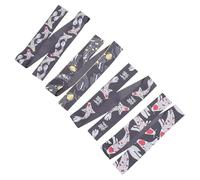 Parliky Diadema Japonesa de Hachimaki para 4 Piezas, Pañuelo de Karate Ninja Elástico y Transpirable, Accesorio Cosplay Samurái para Artes Marciales, Fiestas y Entrenamientos Infantiles